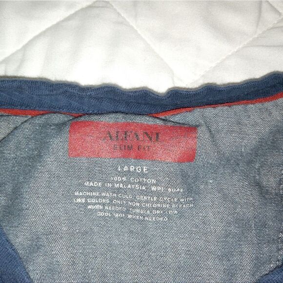 MEN'S ALFANI Slim Fit Large Shirt. Like new. - Picture 3 of 4